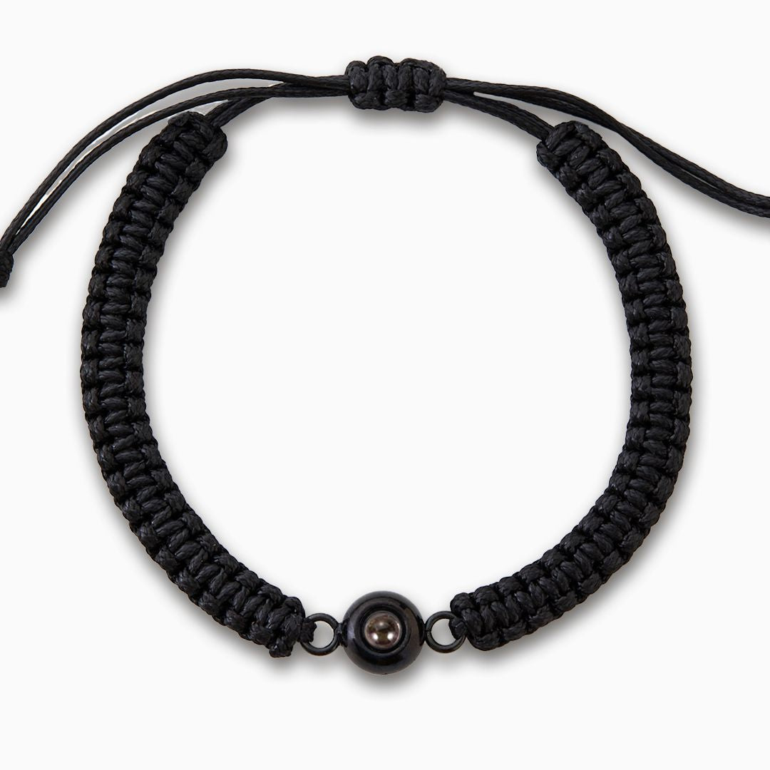 Clara – Geflochtenes Personalisiertes Fotoarmband