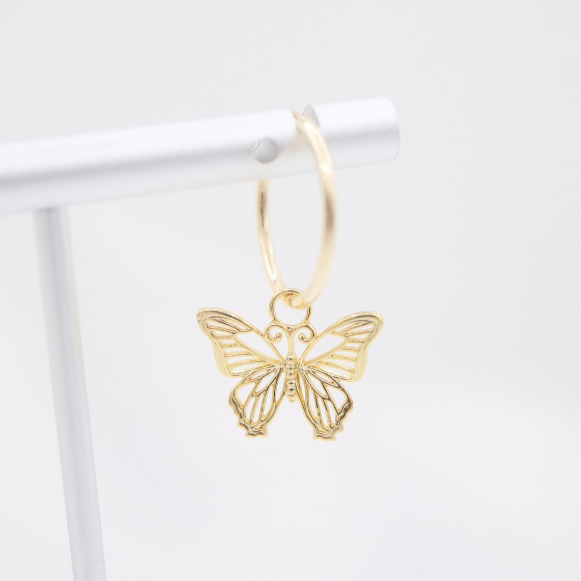 Schmetterling-Ohrringe - Hollow Schmetterling baumeln