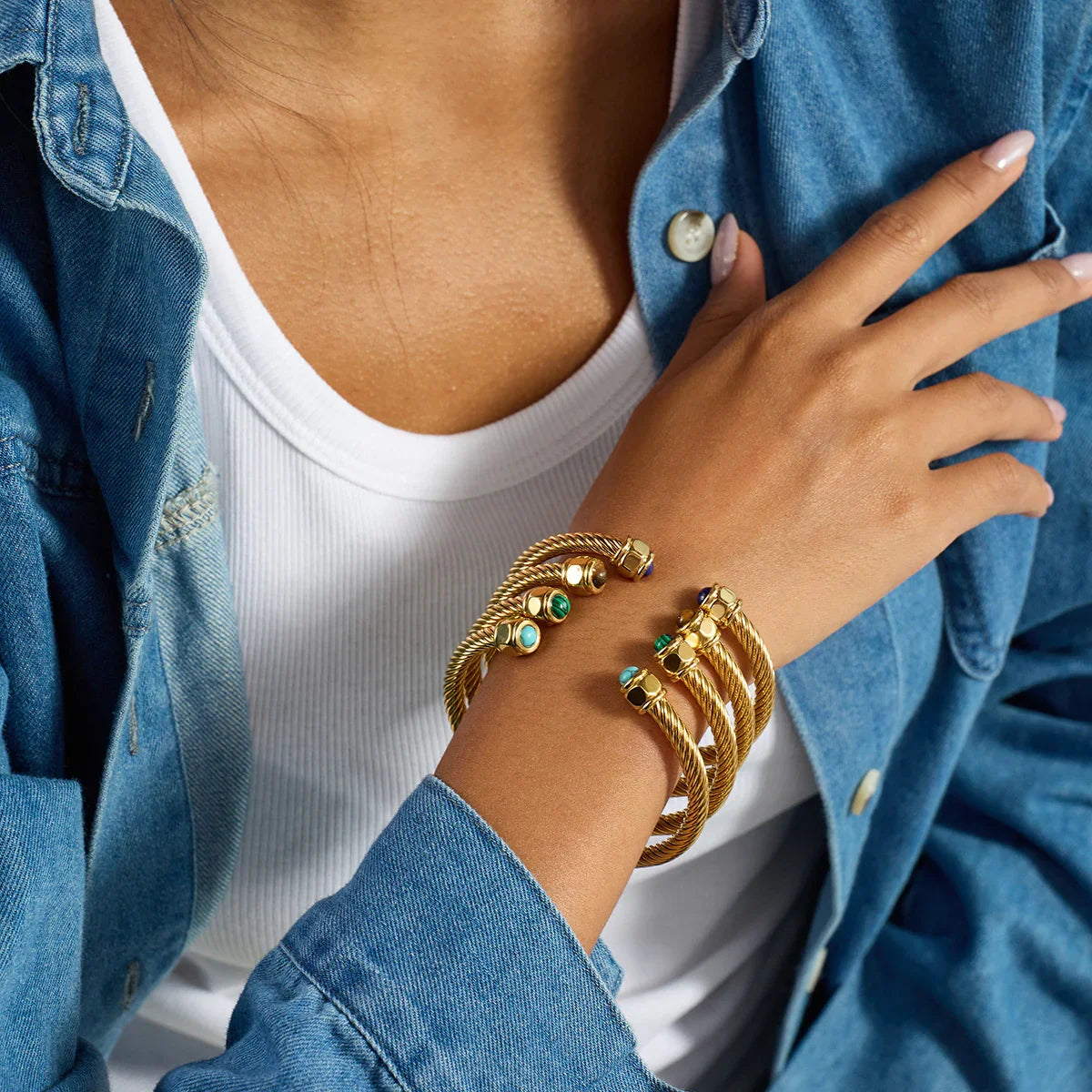 Hinari – Armband Goldene Kette