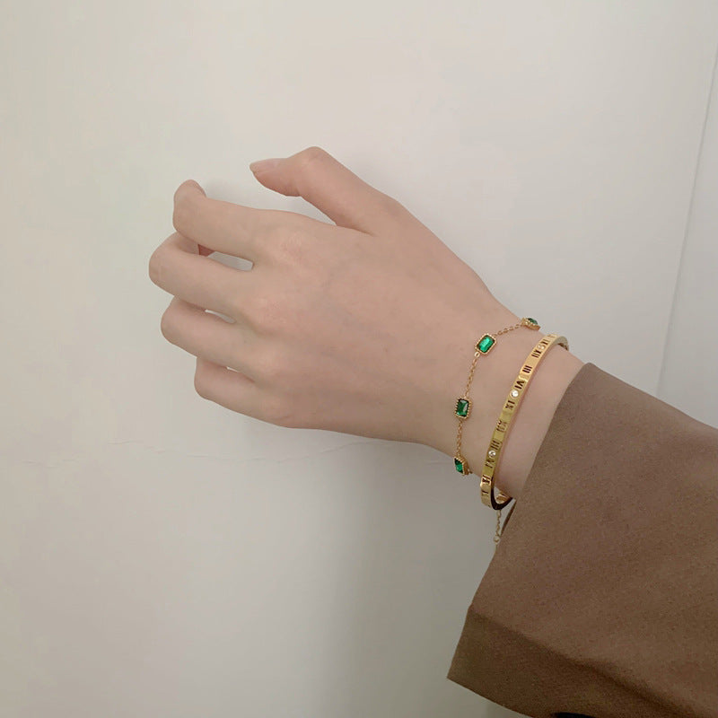 Erin - Grünes Armband