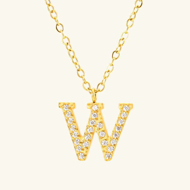 Flora – Kette Buchstabe Fein und Elegant