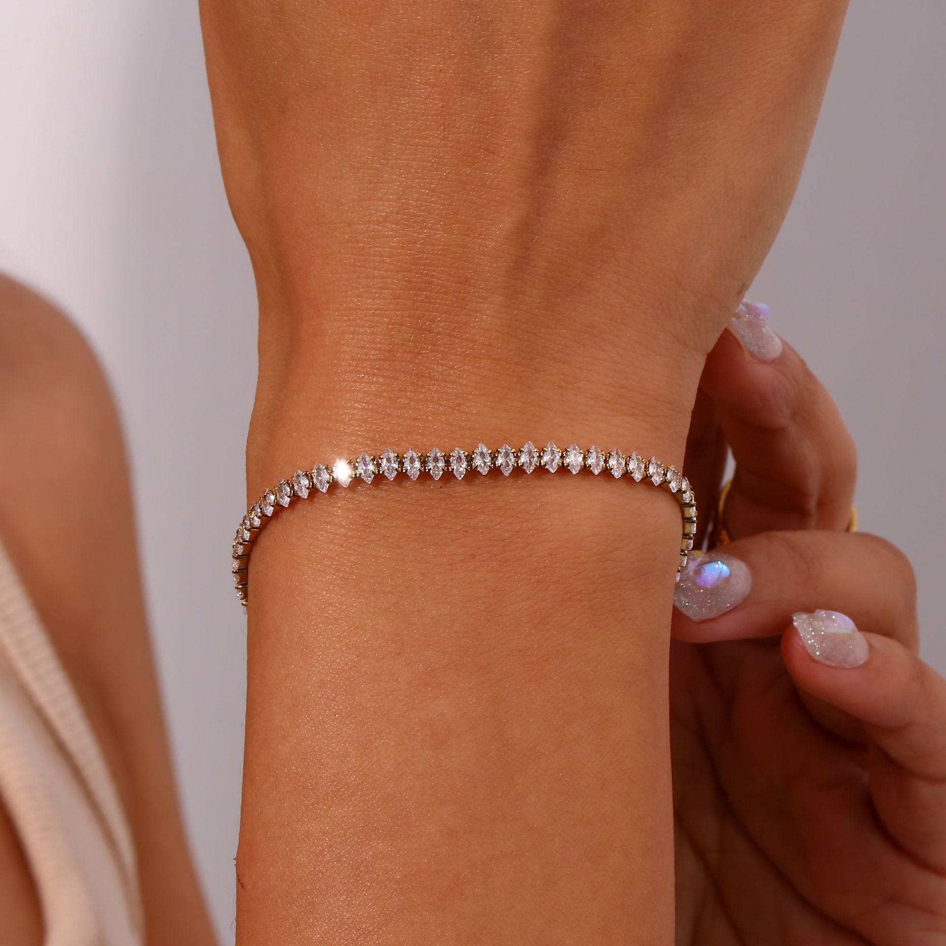 Georgina - Diamant-Tennisarmband