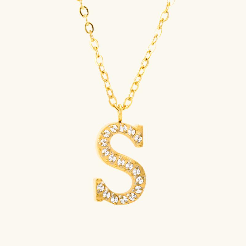 Flora – Kette Buchstabe Fein und Elegant