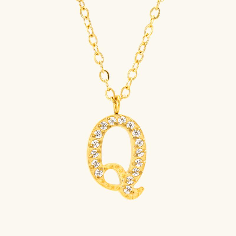 Flora – Kette Buchstabe Fein und Elegant