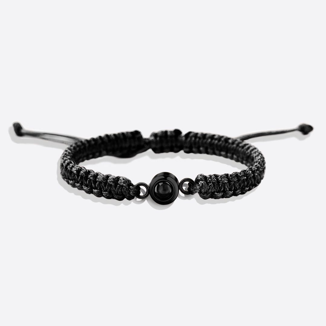 Clara – Geflochtenes Personalisiertes Fotoarmband