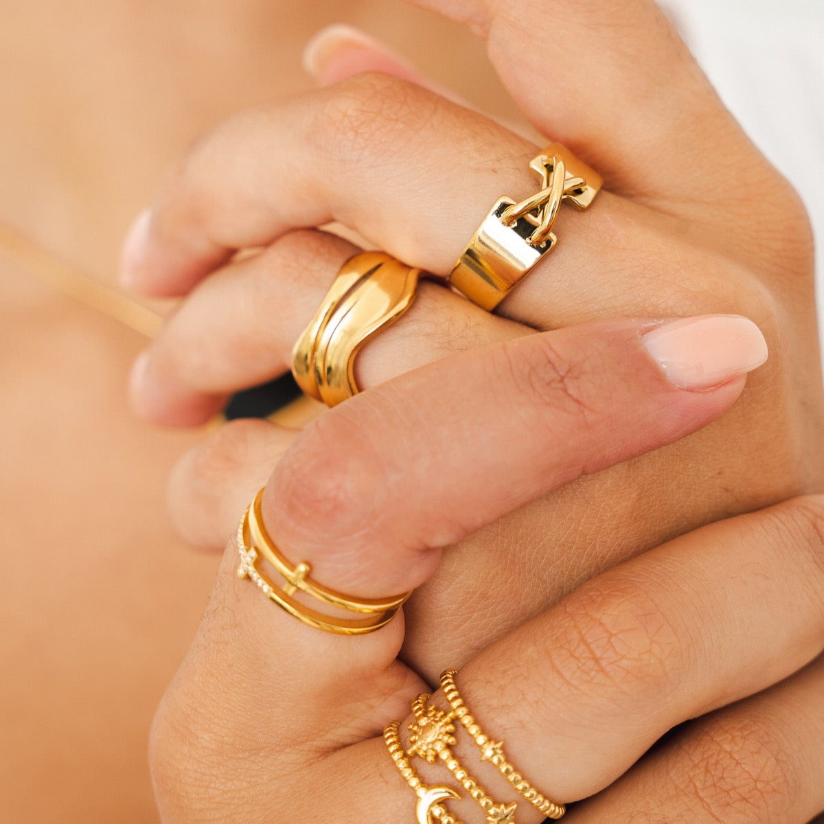 Charlie – Verstellbarer Skulpturalring
