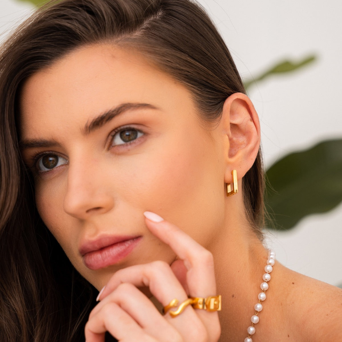 Nova – Ohrringe Beschichtet Gold 18K