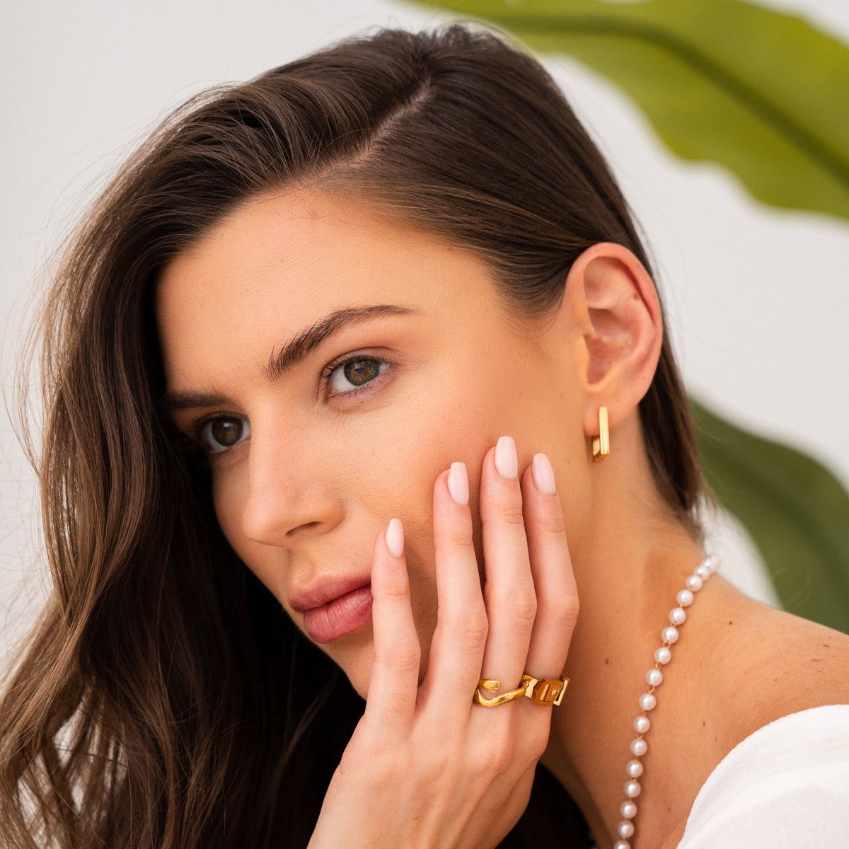 Nova – Ohrringe Beschichtet Gold 18K