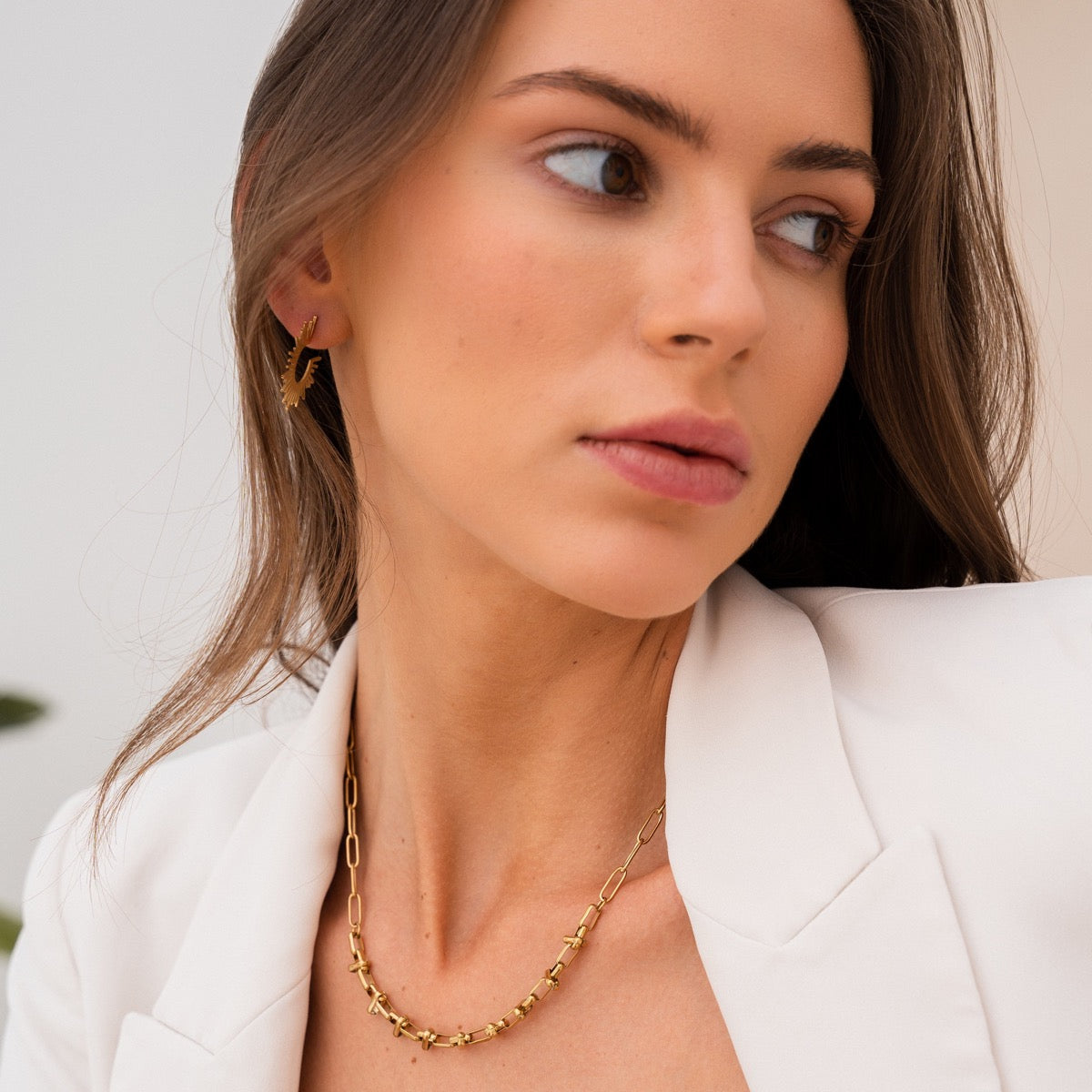 Cairo – Vergoldetes Choker-Collier