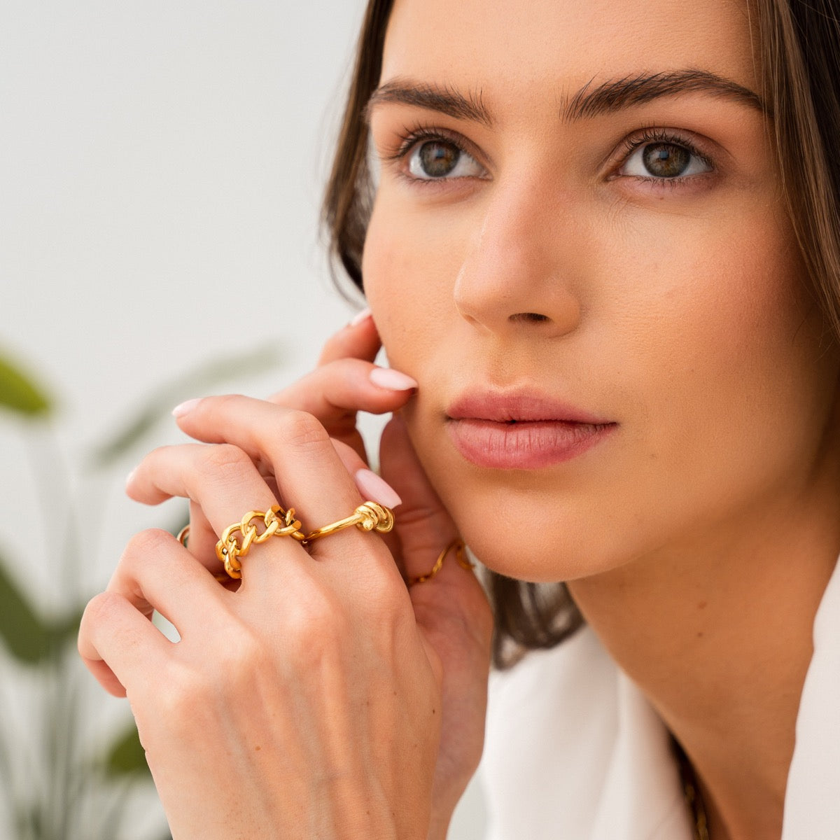 Mika – Verstellbarer Goldketterring