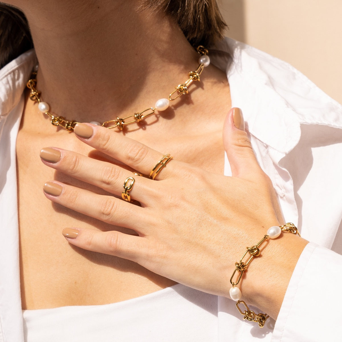 Palermo – Verstellbarer Ring in Gold