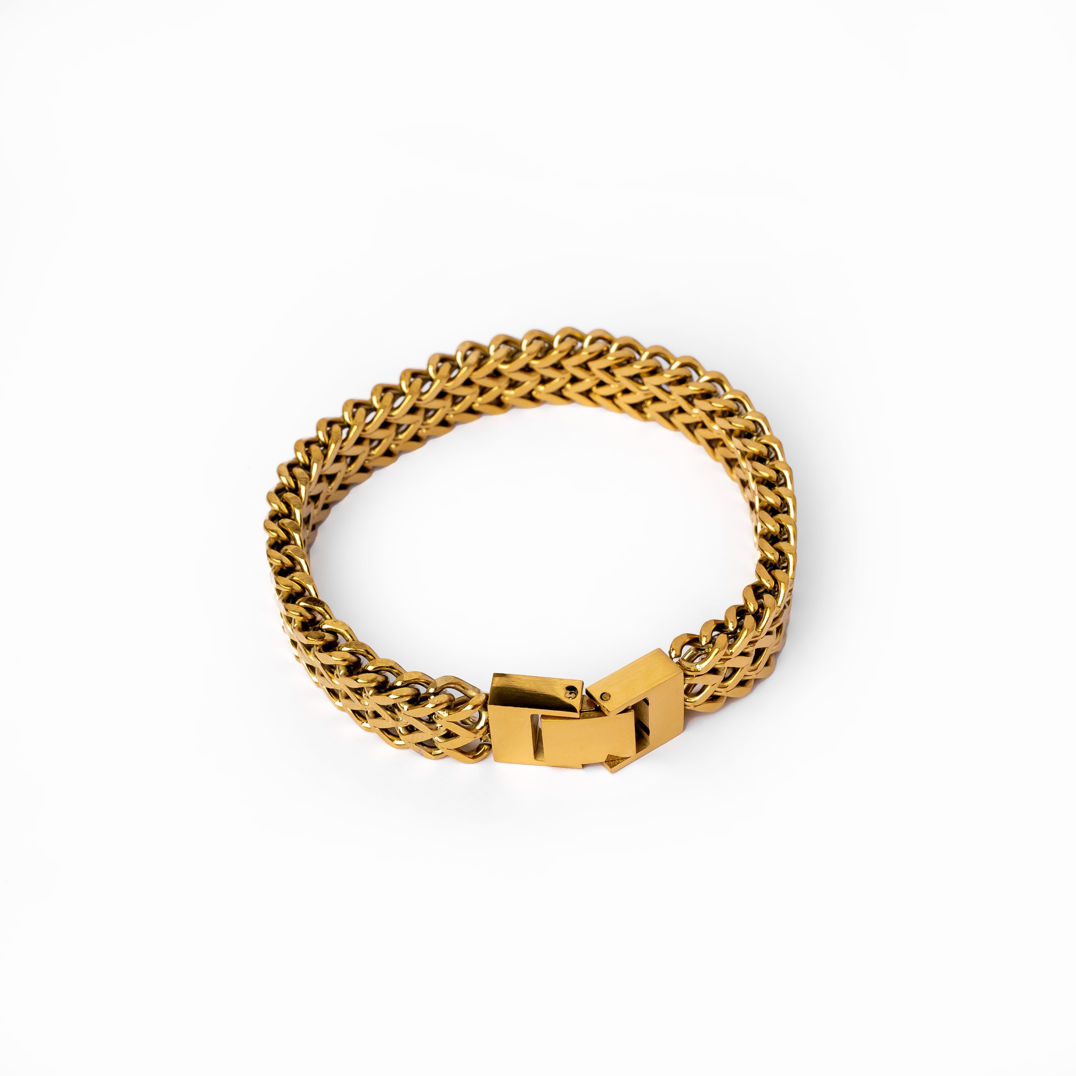 Eden – Armband Texturiert Plattiert Gold 18K