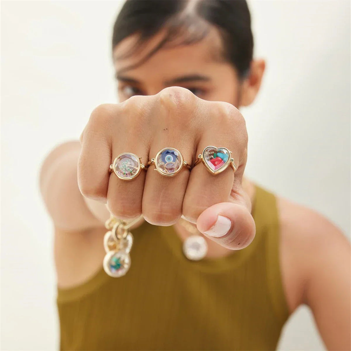 Elyna – Ensemble Ring Charm DIY Erinnerung