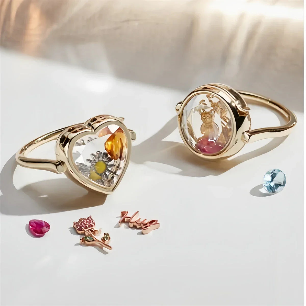 Elyna – Ensemble Ring Charm DIY Erinnerung