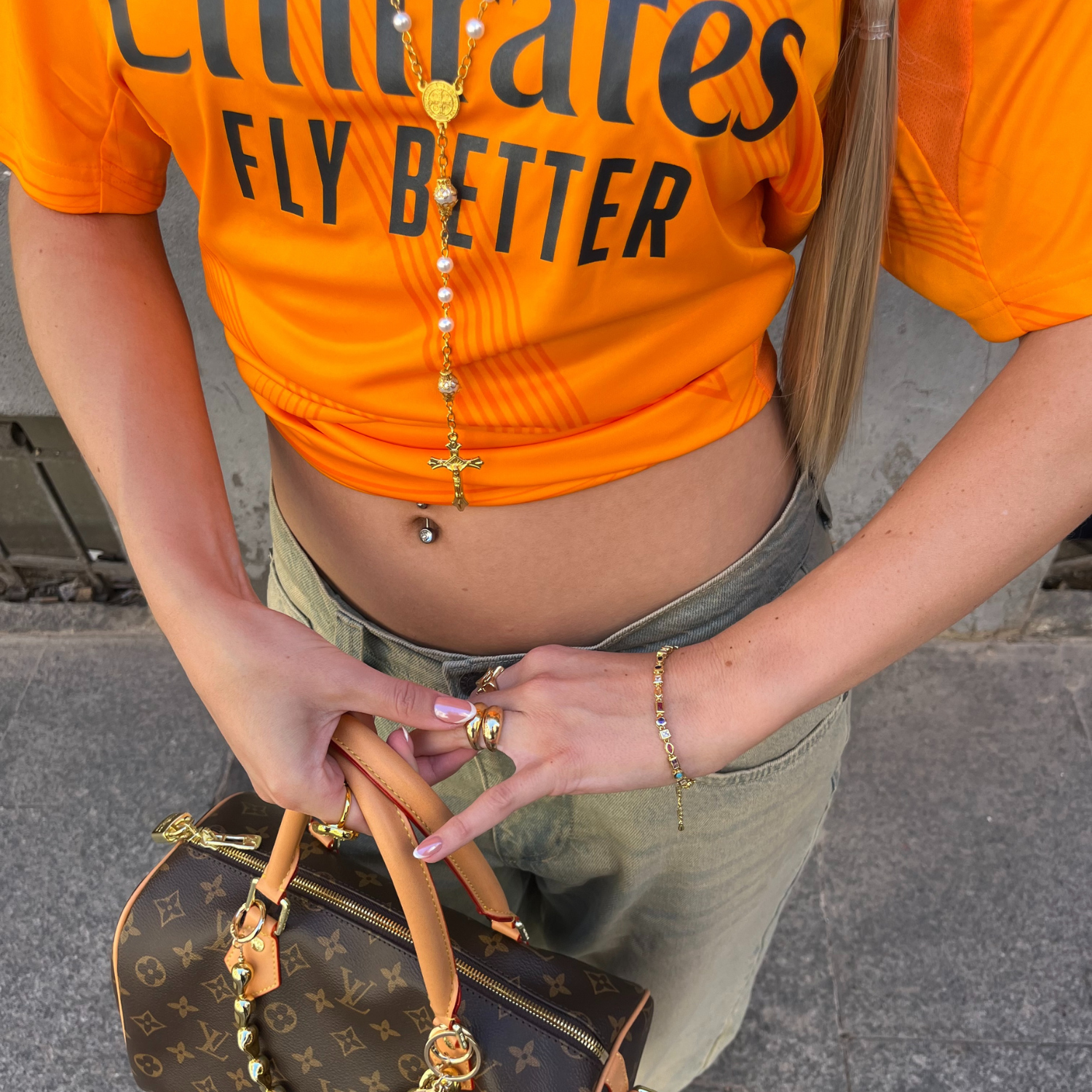 Nozomi – Buntes Armband aus Kristallen