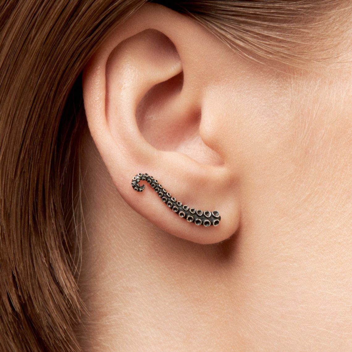 Oktopus-Ohrclimber - Tentakel-Ohrringe