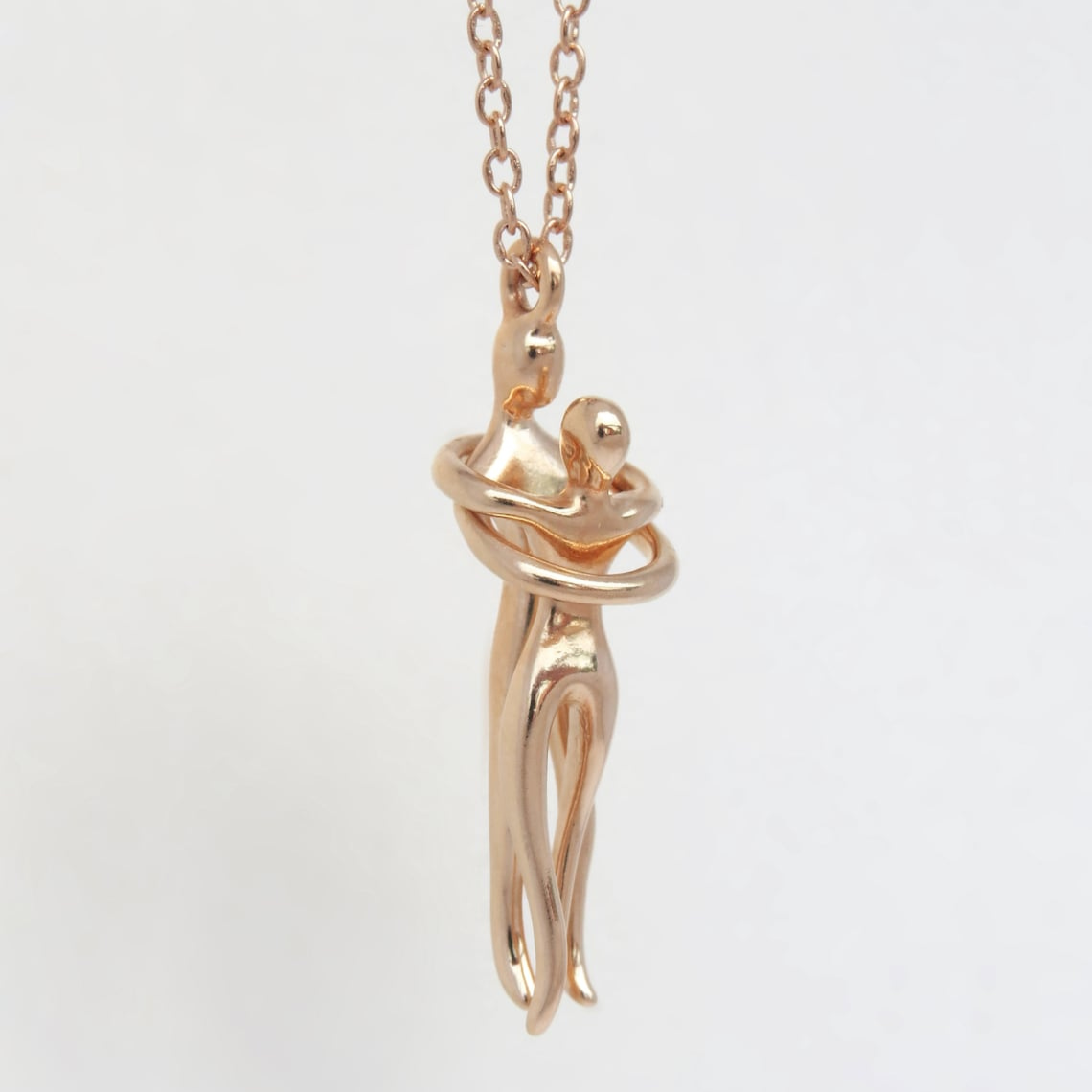 Love Hug Anhänger - Paar Umarmung Halskette