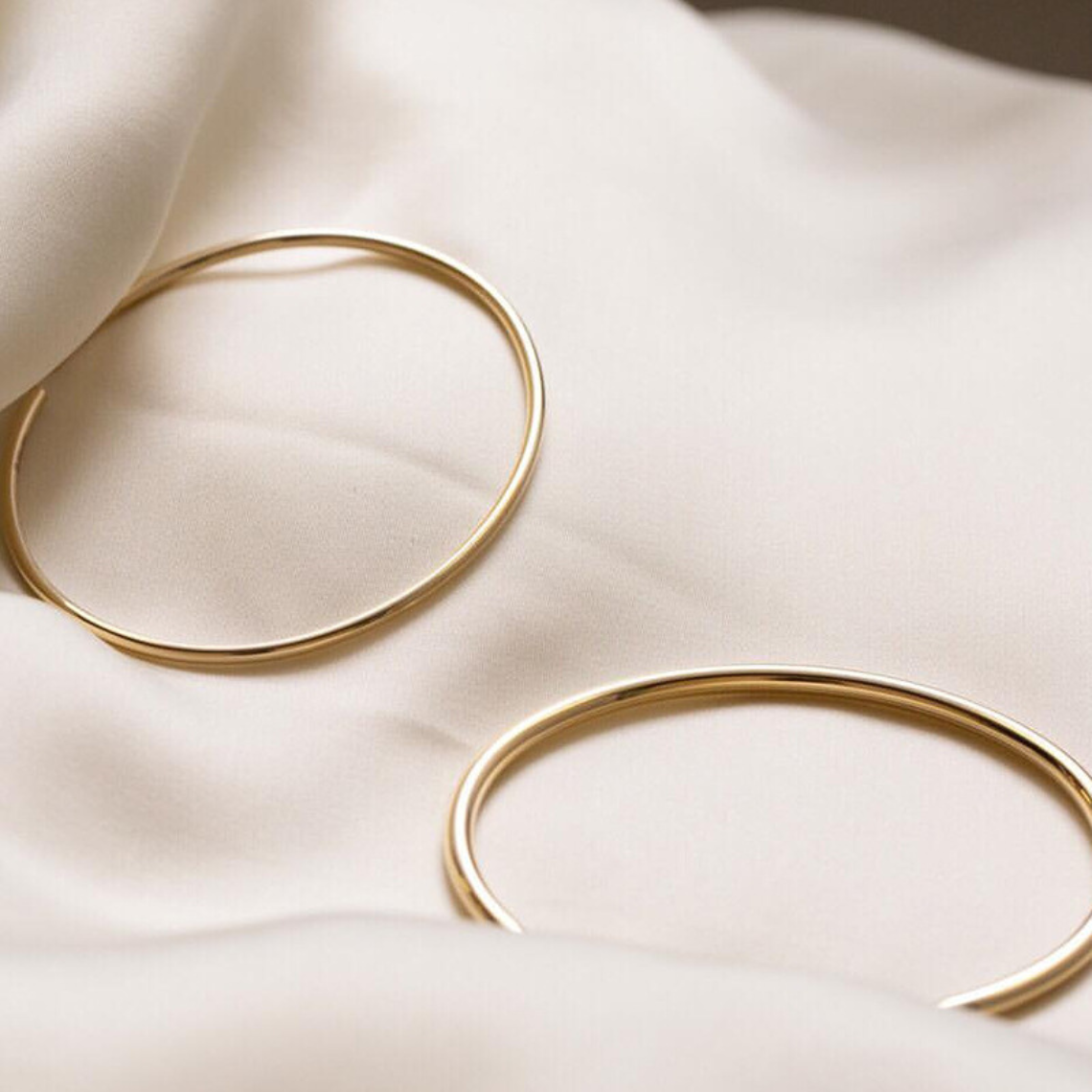 Klassischer Armreif - zum Aufschieben Gold-Armband