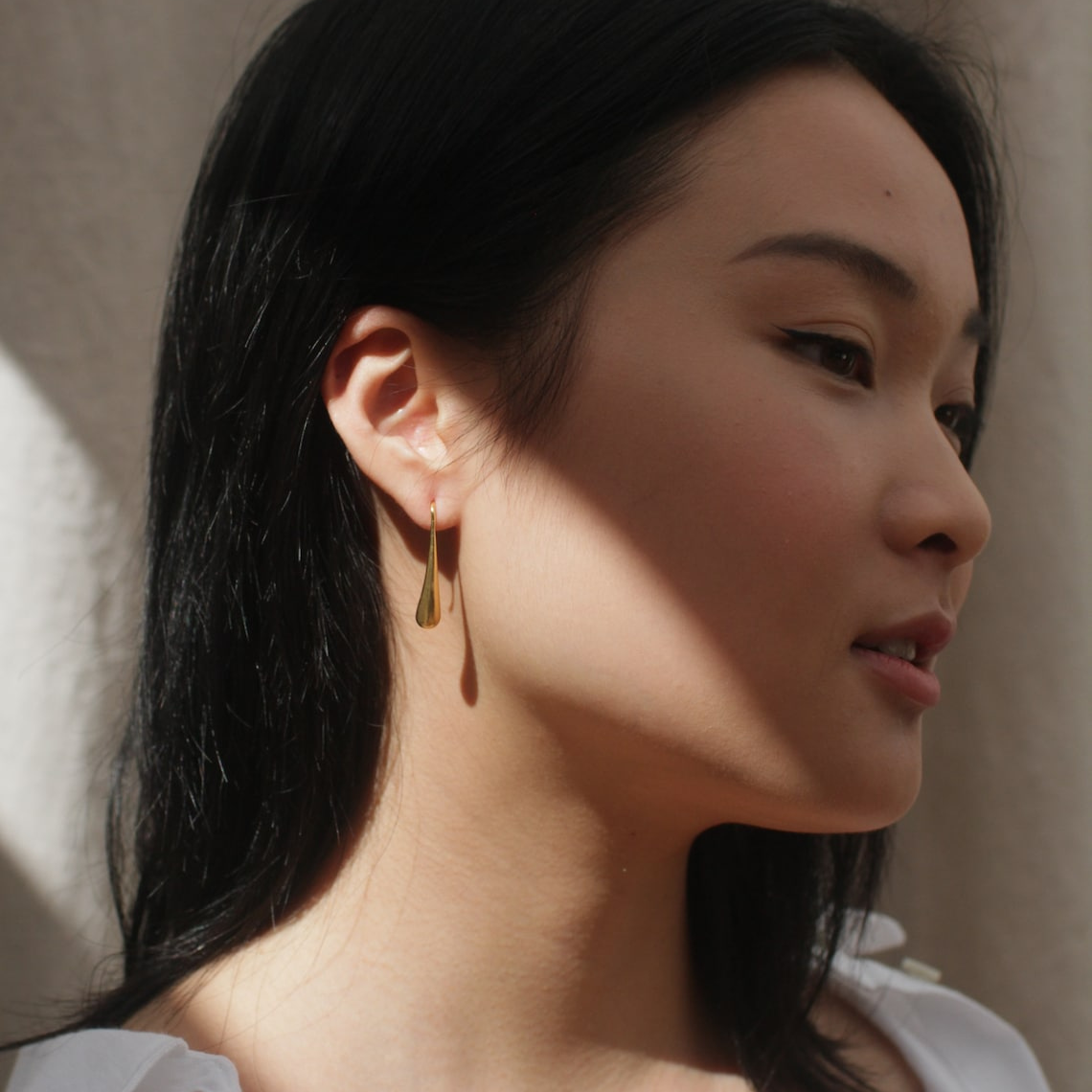 Wassertropfen - French Haken-Ohrringe