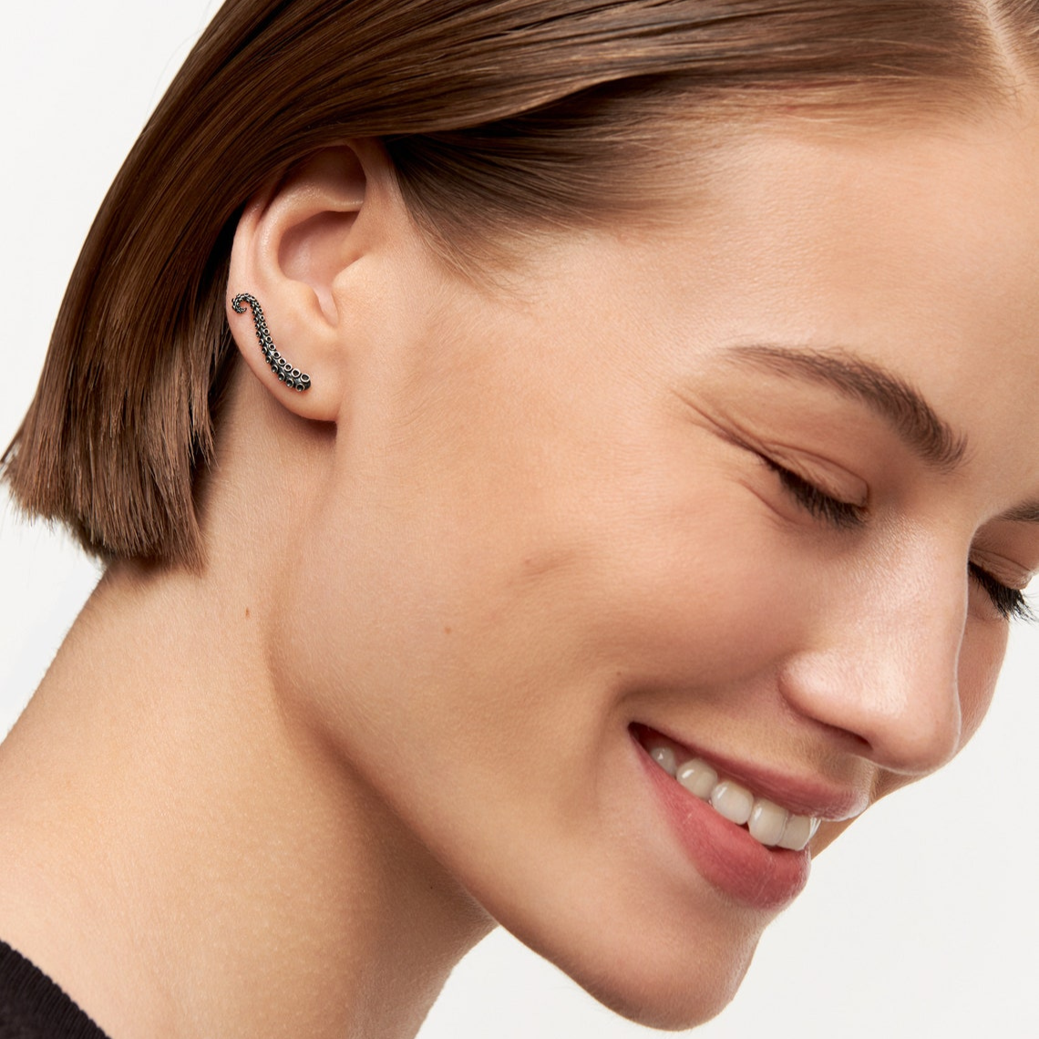 Oktopus-Ohrclimber - Tentakel-Ohrringe