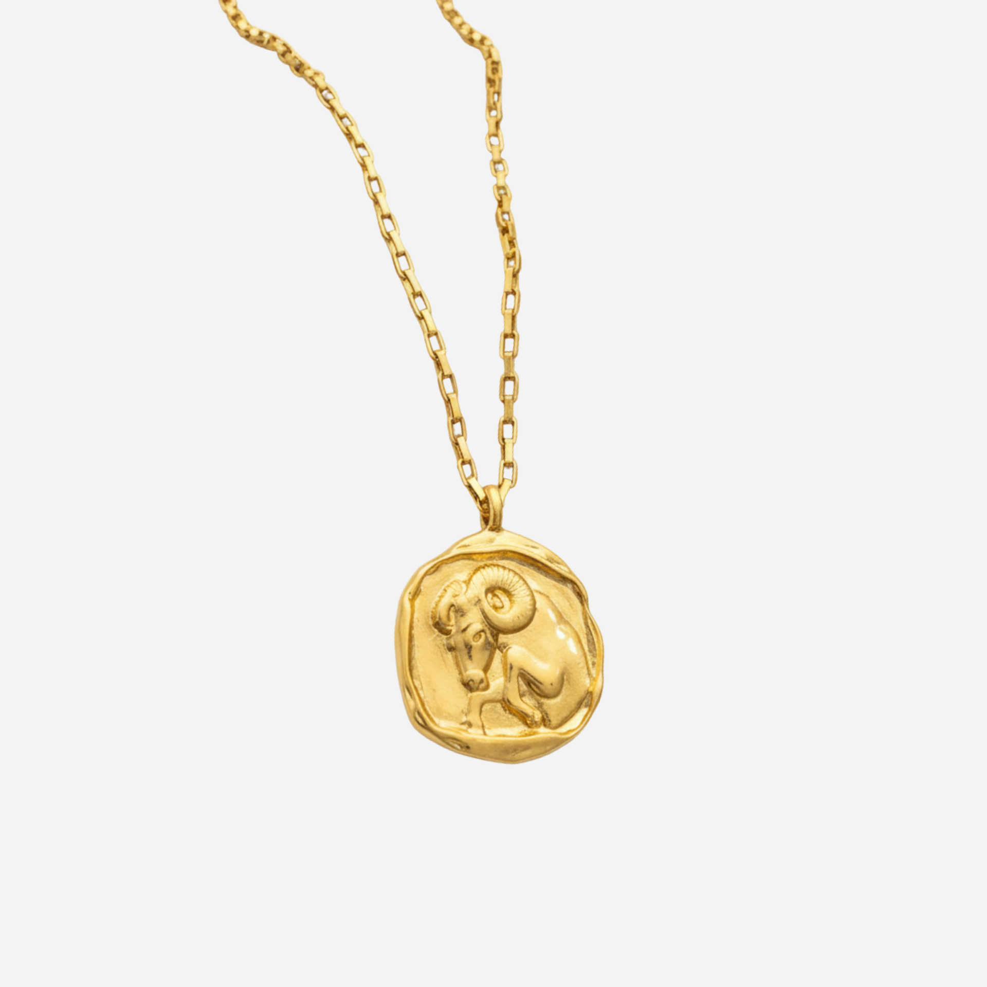 Zeki – Halskette Medaillon Zodiac Gold