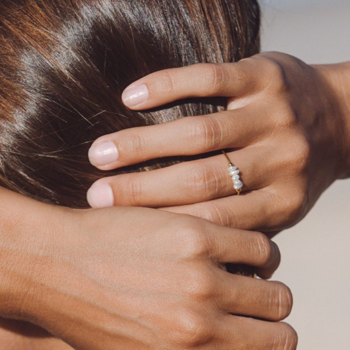 Mini-Süßwasserperlenring