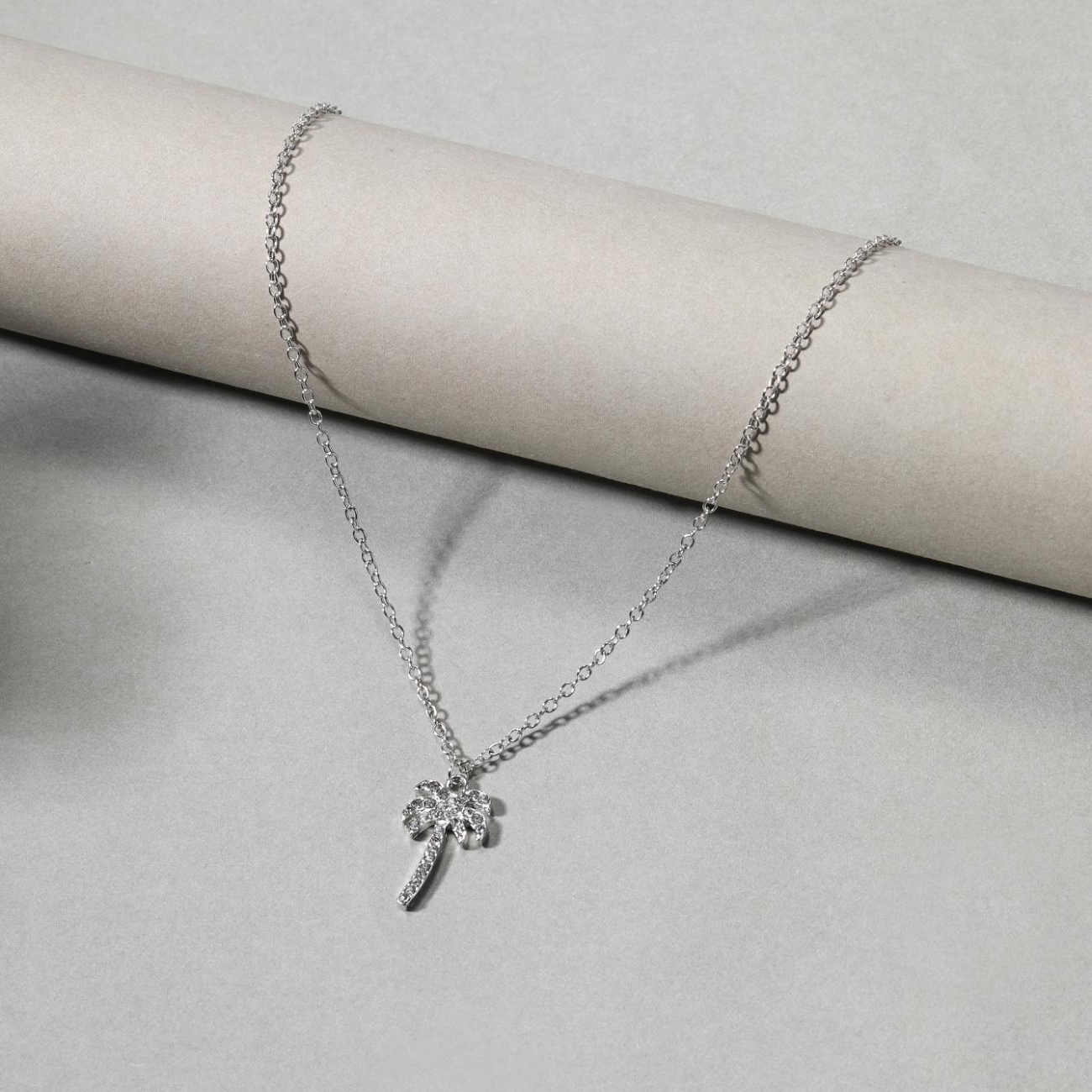 Palm Tree Halskette - Insel Thema Anhänger