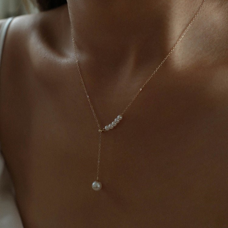 Wasserperlenkette - Layer Perlenkette