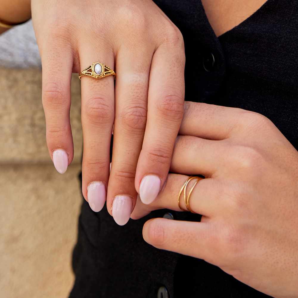 Chris – Ring aus Gold Unendliche Schleife