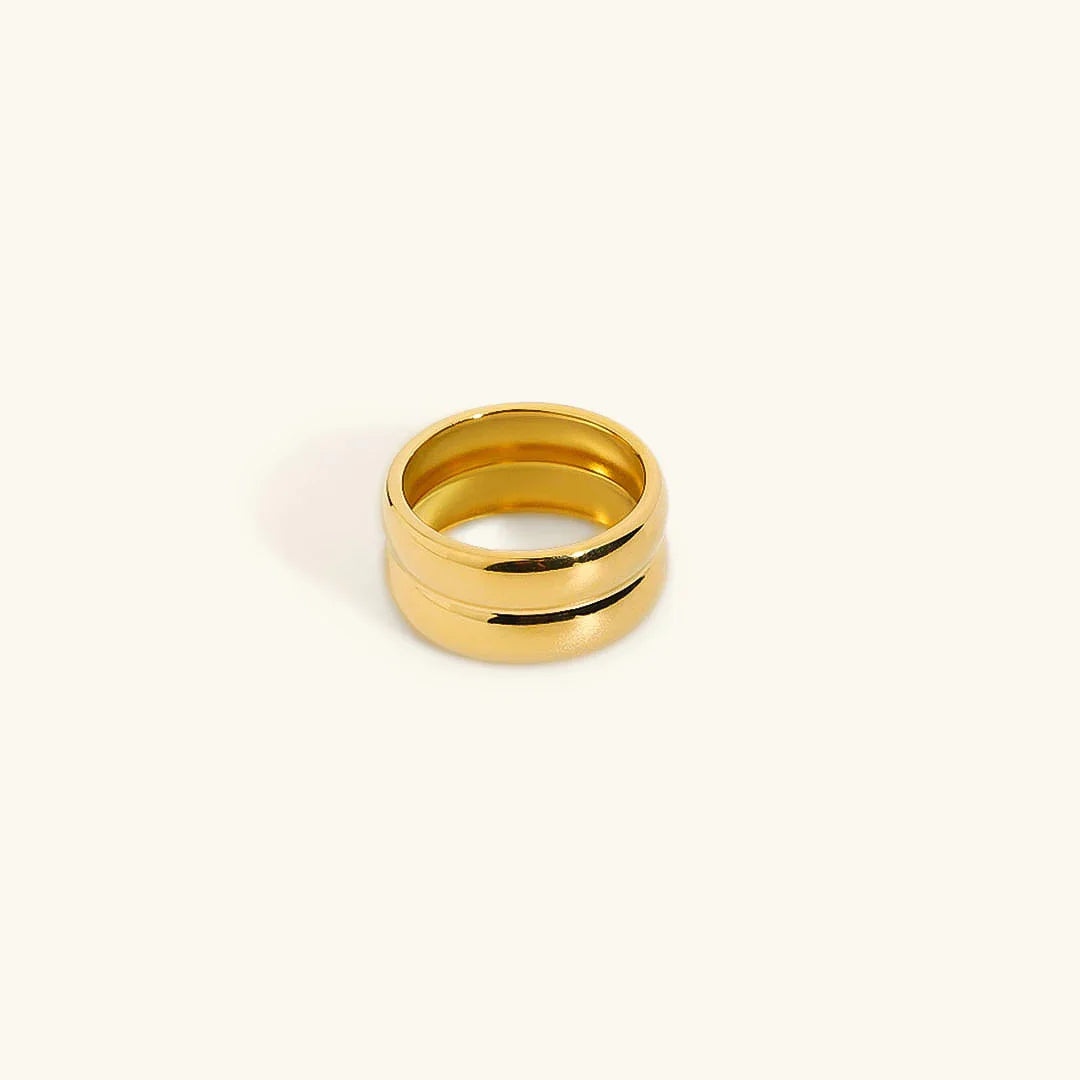 Zelle – Elegante Goldring