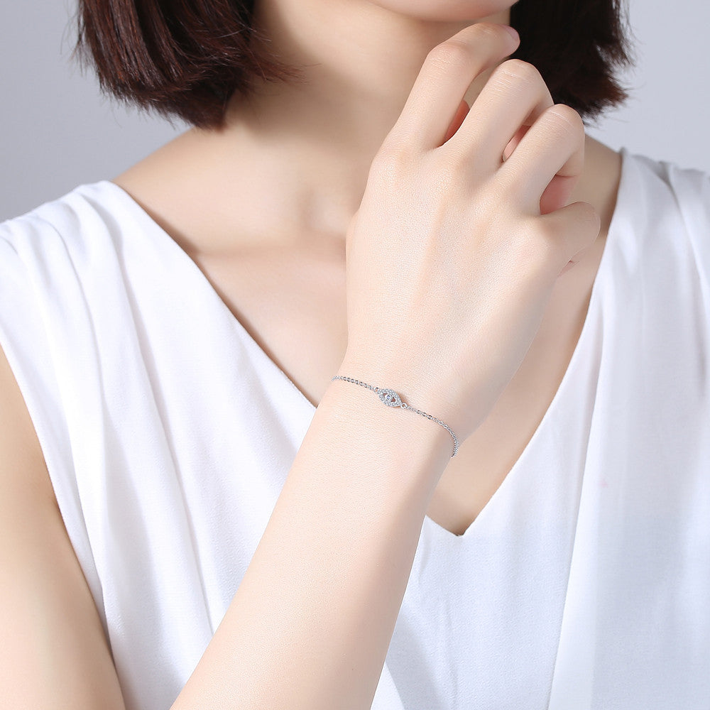 Evil Eye Gold Gliederarmband - Gliederarmband mit Evil Eye Anhänger