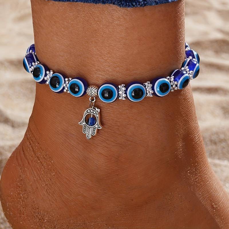 Evil Eye Ocean Style Fußkettchen - Karma und Glücks Anklet