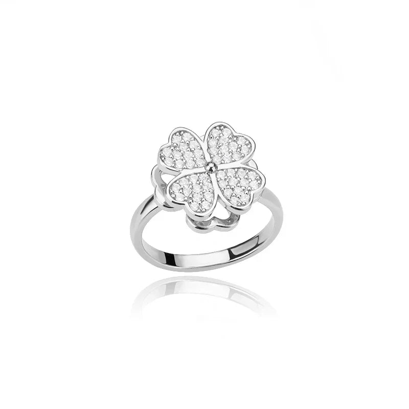 Dazel – Anti-Stress-Drehender Ring Vierblättriges Kleeblatt