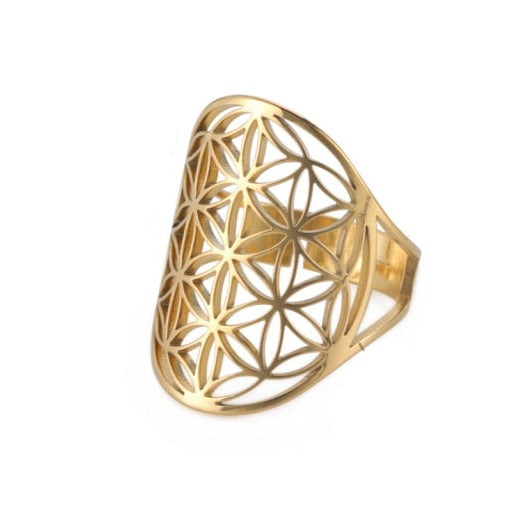 Myrrha – Energetischer Ring Blume des Lebens