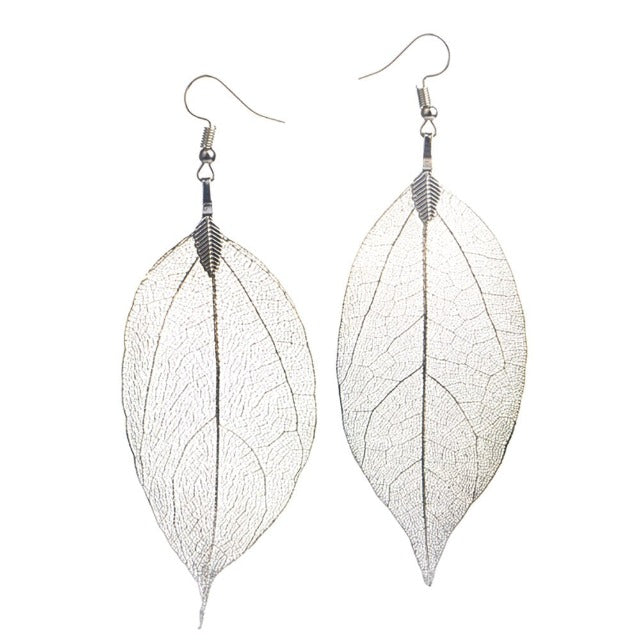 Larah – Ohrringe Blatt Boho-Stil