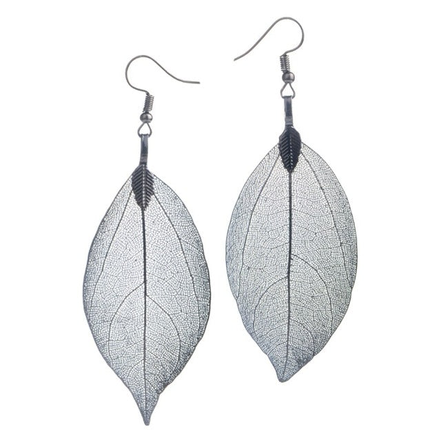 Larah – Ohrringe Blatt Boho-Stil