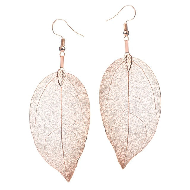 Larah – Ohrringe Blatt Boho-Stil