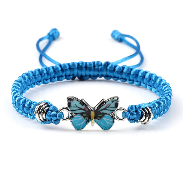 Elvina – Blaues Schmetterlingsarmband