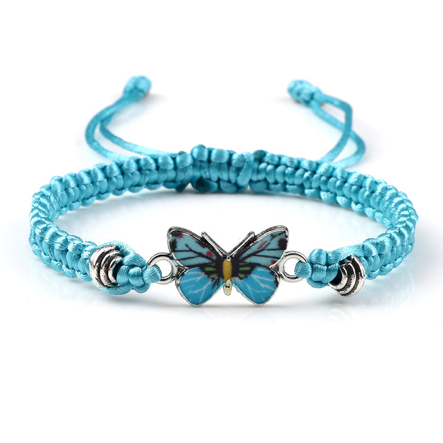 Elvina – Blaues Schmetterlingsarmband