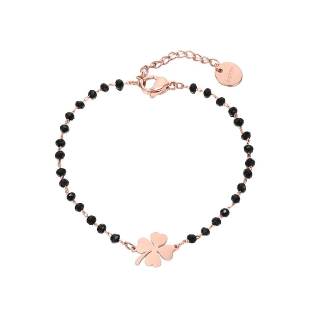 Faelya – Armband Glücksbringer Vierblättriges Kleeblatt