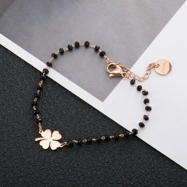 Faelya – Armband Glücksbringer Vierblättriges Kleeblatt