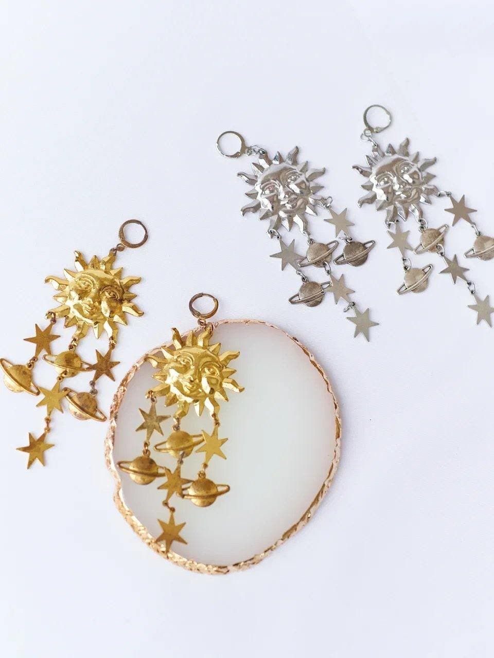 Celestials - Stern Astrologie Sonnenohrringe