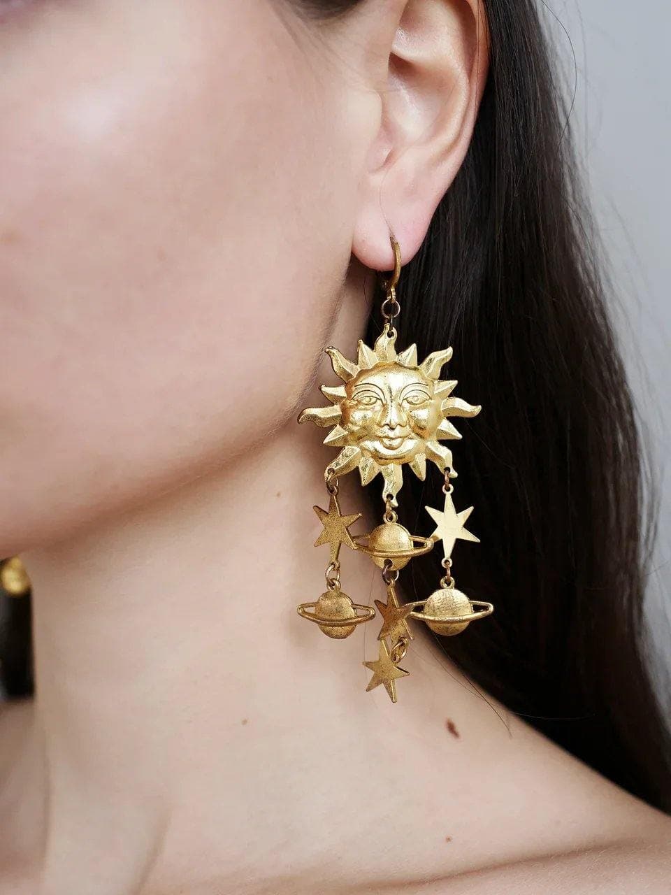 Celestials - Stern Astrologie Sonnenohrringe