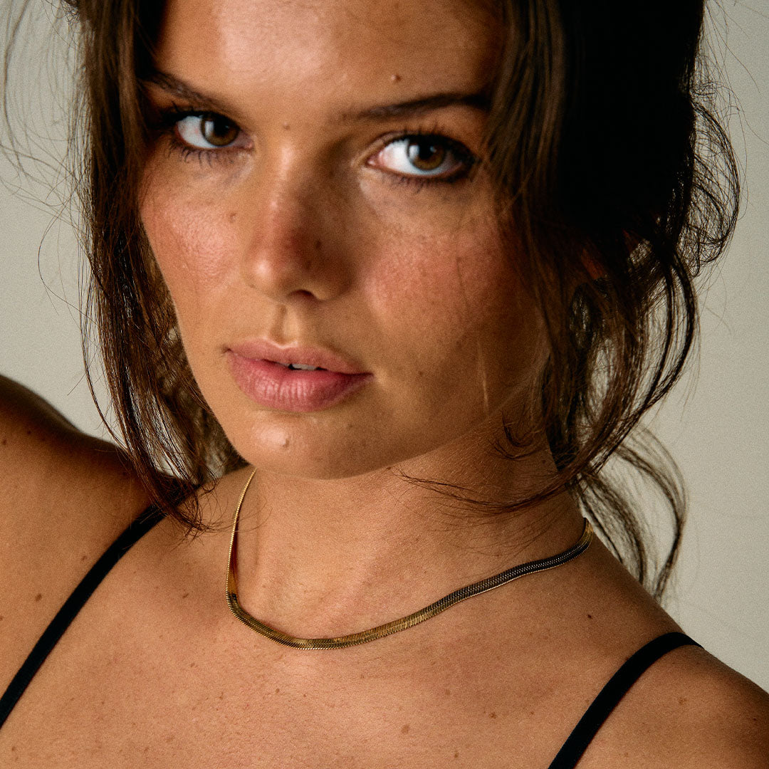 Riko – Schlangen-Choker aus Edelstahl