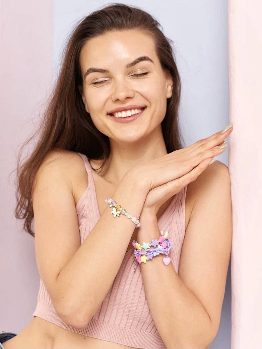 Dreamy - Perlenarmband mit Einhorn-Anhänger