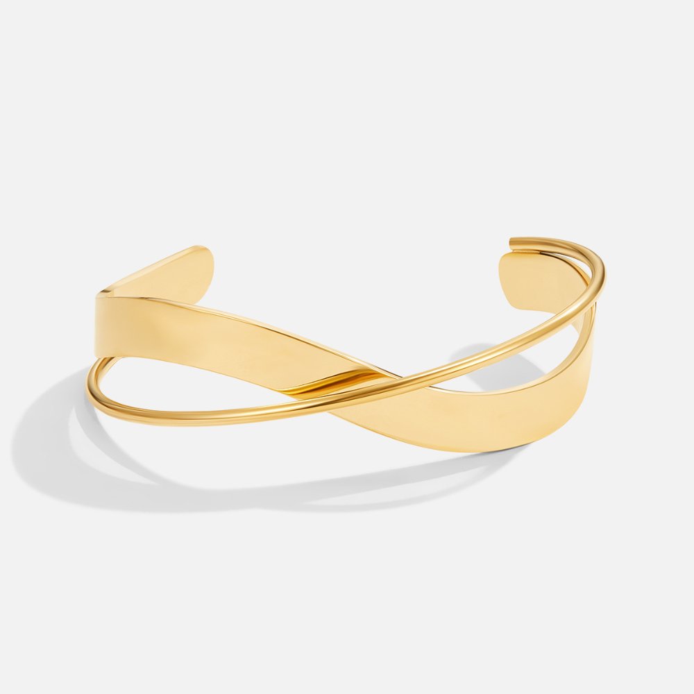 Arielle – Eleganter Goldener Armreif