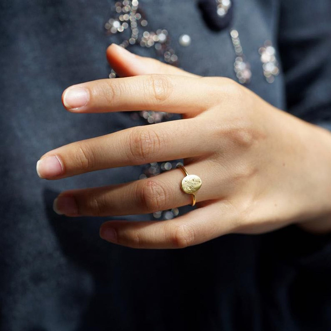 Geburt Blume Ring - Individueller zierlicher Ring