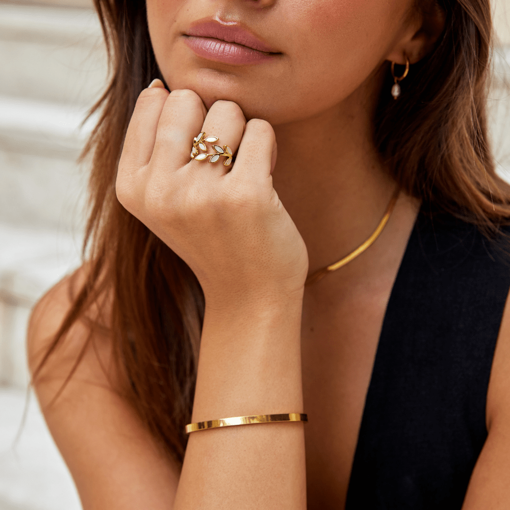 Ysolde – Ring Goldenes Blatt