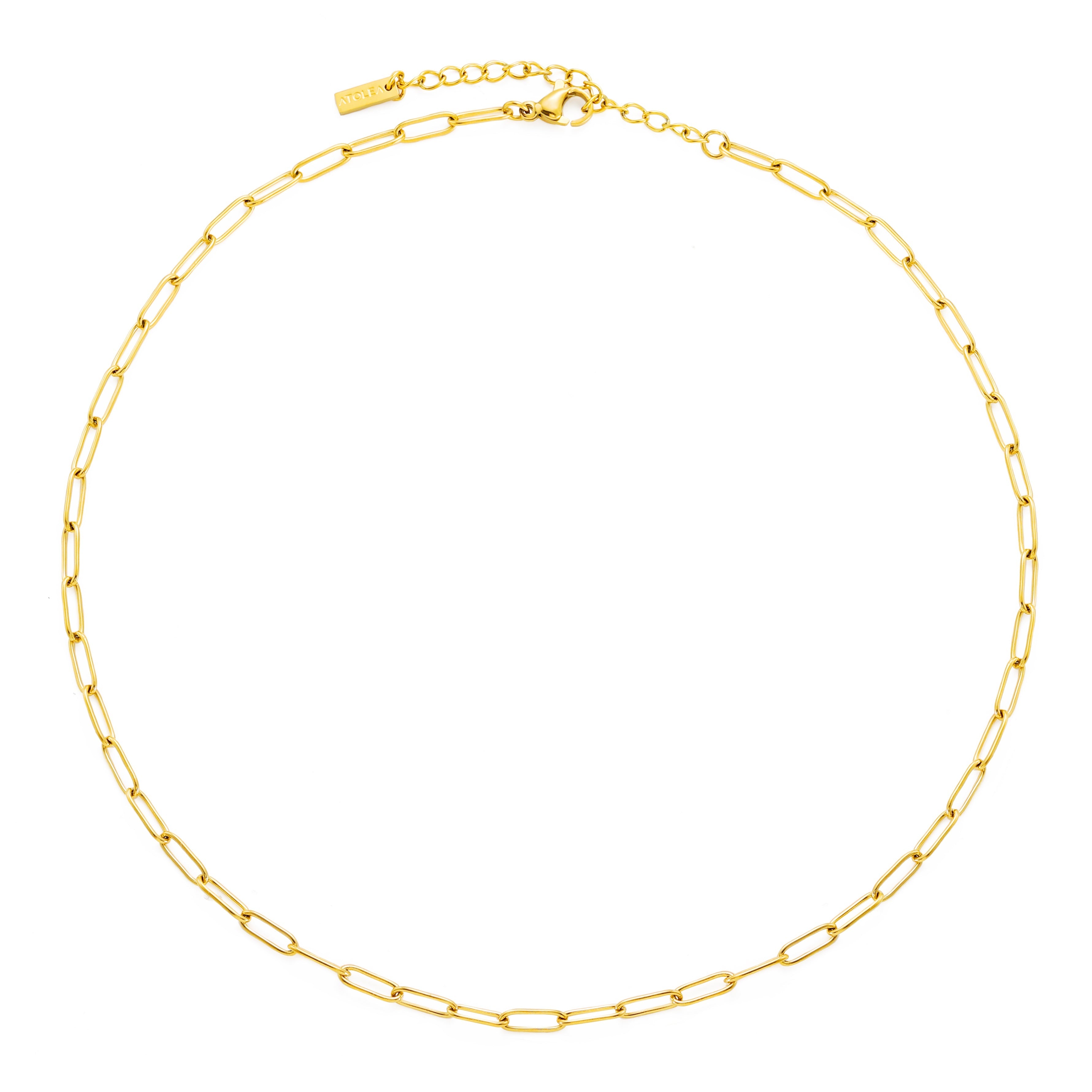 Ayah – Halskette Kette Paperclip Gold