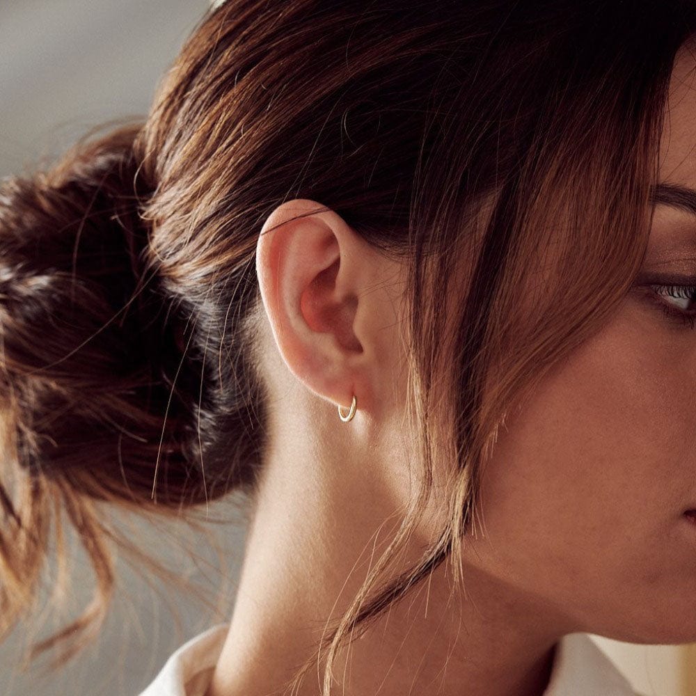 Alix – Mini Kreolen Elegante Goldene